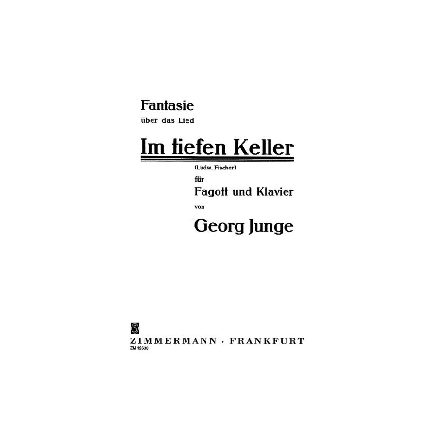 Fantasie über das Lied Im tiefen Keller? 