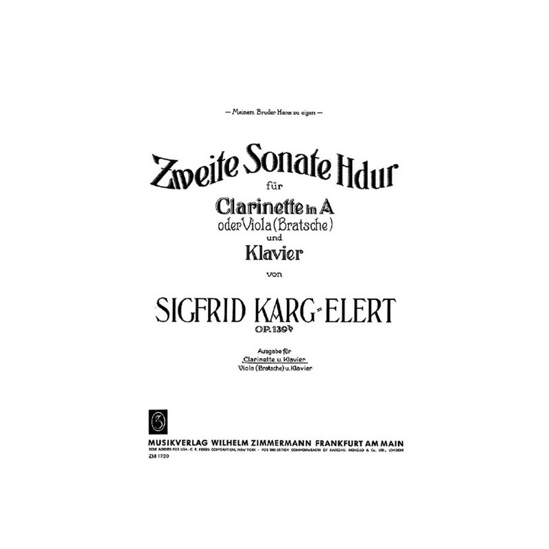 2. Sonate H-Dur op. 139b 