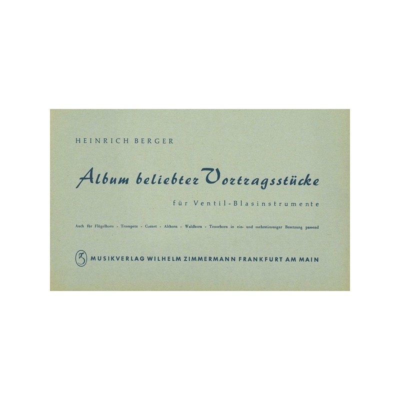 Album beliebter Vortragsstücke 