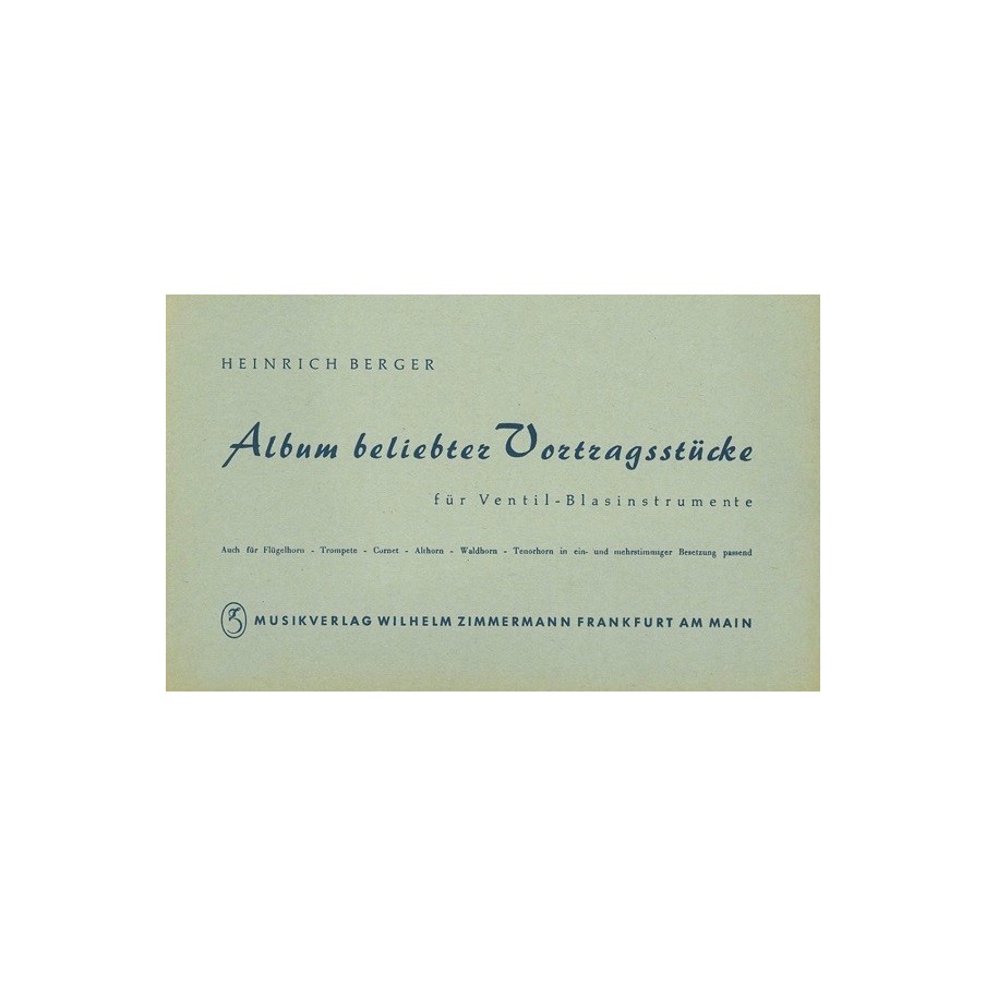Album beliebter Vortragsstücke 