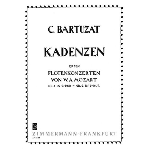 Kadenzen zu den Flötenkonzerten 