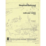 Solo per Voce 