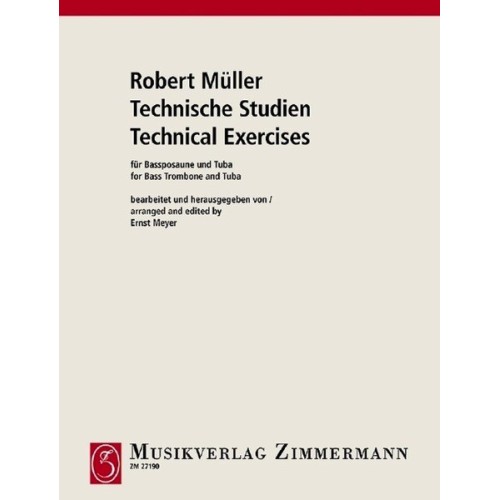 Technische Studien für Bassposaune und Tuba 