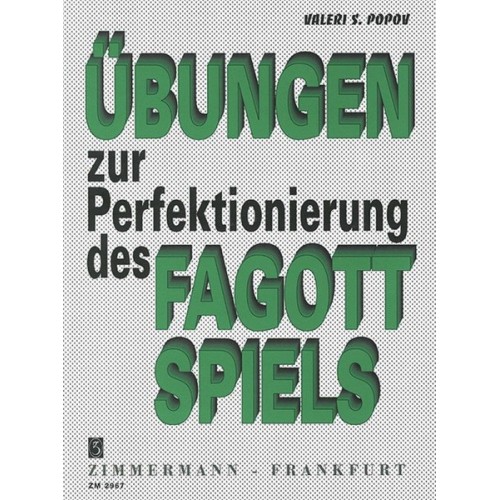 Übungen zur Perfektionierung des Fagottspiels 