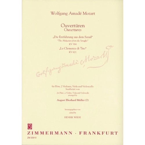 Ouvertüren Zu Die Entführung 