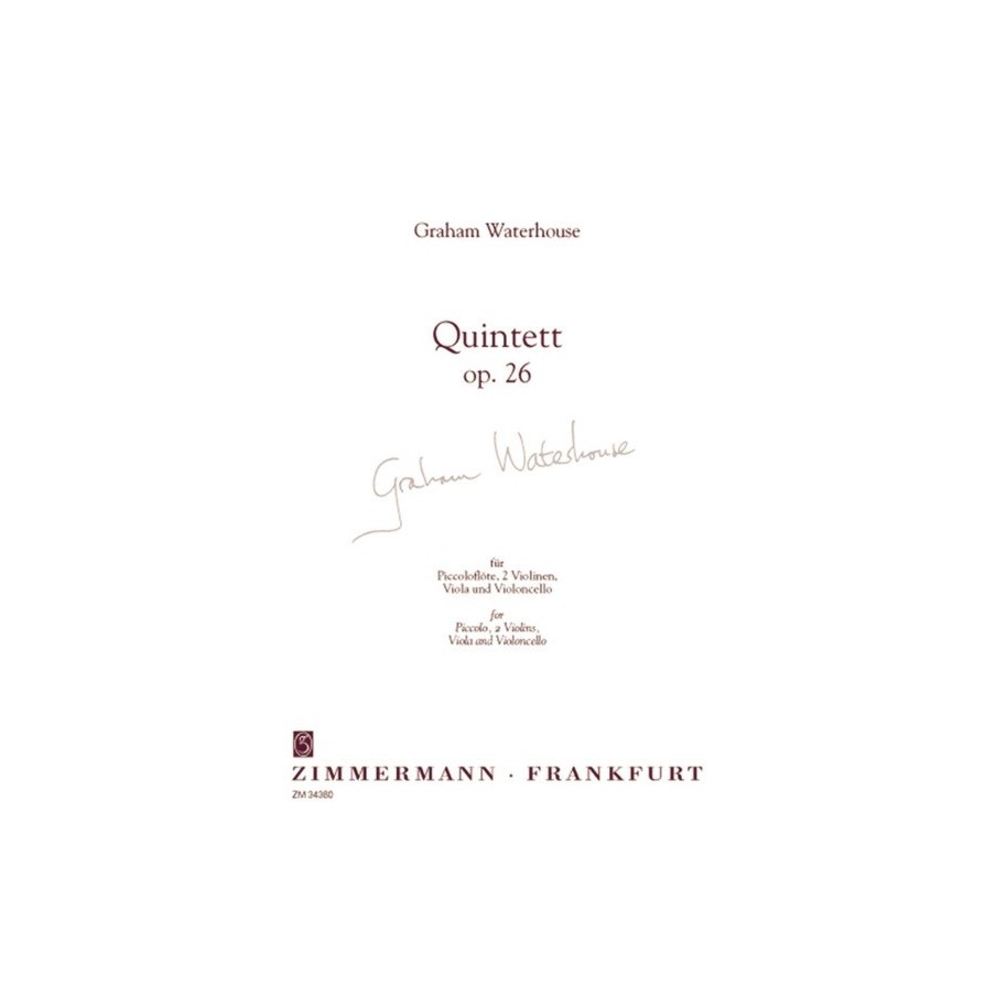 Quintett op. 26 