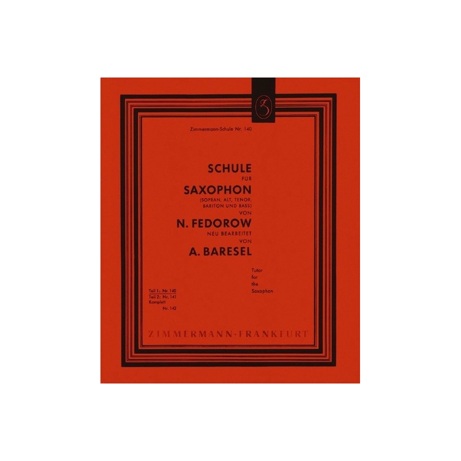 Schule für Saxophon Teil 1 